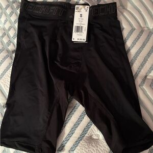 adidas Black Men's Techfit baselayer